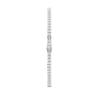 14ct White Gold Nemy Half Bezel Round Lab Diamond Tennis Bracelet (2 Ct. Tw.) left