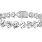 Platinum Anahita Round Lab Diamond Tennis Bracelet (2 Ct. Tw.) right