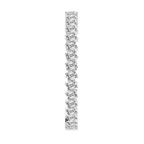 10kt White Gold Agatha Emerald Lab Diamond Tennis Bracelet (10 Ct. Tw.) standing product image one