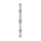 9ct White Gold Basilia Marquise and Round Lab Diamond Tennis Bracelet (3 Ct. Tw.) left