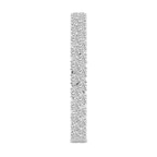 Platinum Isidora Round Double Row Lab Diamond Tennis Bracelet (4 Ct. Tw.) left