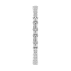 14kt White Gold Lois Multi-Shape Lab Diamond Tennis Bracelet (12 Ct. Tw.) left