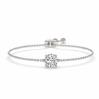 14ct White Gold Paula Round Fashion Bracelet (1 Ct. Tw.) front image