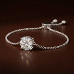 14kt White Gold Paula Round Fashion Bracelet (3/4 Ct. Tw.) color product image two