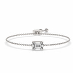 14kt White Gold Chrissa Emerald Fashion Bracelet (5 Ct. Tw.) front image