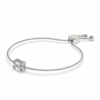 14kt White Gold Chrissa Emerald Fashion Bracelet (5 Ct. Tw.) standing product image one
