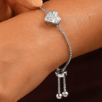 14kt White Gold Kyra Heart Fashion Bracelet (3/4 Ct. Tw.) model