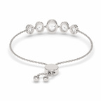 14kt White Gold Sophie Oval Five Stone Fashion Bracelet (3 Ct. Tw.) left