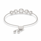 14kt White Gold Millie Five Stone Round Fashion Bracelet (3 Ct. Tw.) side right image one