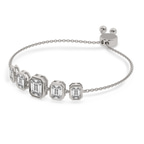 14ct White Gold Daisy Five Stone Emerald Fashion Bracelet (5 Ct. Tw.) standing product image one
