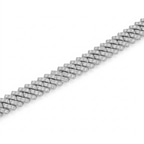 Platinum Solace Cuban Link Bracelet (5 Ct. Tw.) left