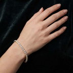 Platinum Darcy Round Lab Diamond Tennis Bracelet (2 Ct. Tw.) model image two