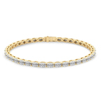 14kt Yellow Gold Aldea Oval Lab Diamond Tennis Bracelet (5 Ct. Tw.) front image