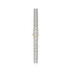 14kt Yellow Gold Celine Emerald Lab Diamond Tennis Bracelet (15 Ct. Tw.) left