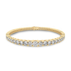14kt Yellow Gold Cecily Round Lab Diamond Tennis Bracelet (7 Ct. Tw.) front image