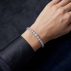 14kt Yellow Gold Cecily Round Lab Diamond Tennis Bracelet (7 Ct. Tw.) model