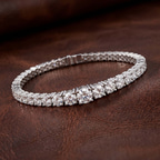 14kt Yellow Gold Cecily Round Lab Diamond Tennis Bracelet (7 Ct. Tw.) color product image one
