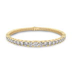 14kt Yellow Gold Cecily Round Lab Diamond Tennis Bracelet (7 Ct. Tw.) side right image one
