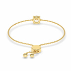 14ct Yellow Gold Paula Round Fashion Bracelet (1 Ct. Tw.) side right image one