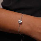 14kt Yellow Gold Paula Round Fashion Bracelet (3/4 Ct. Tw.) model image two