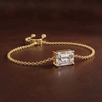 14kt Yellow Gold Chrissa Emerald Fashion Bracelet (1 Ct. Tw.) color product image one