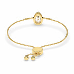 14ct Yellow Gold Michelle Pear Fashion Bracelet (3/4 Ct. Tw.) left