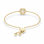 14kt Yellow Gold Isabella Round Halo Fashion Bracelet (6 Ct. Tw.) side right image one