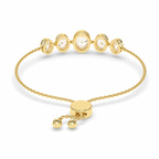 14kt Yellow Gold Sophie Oval Five Stone Fashion Bracelet (4 Ct. Tw.) left