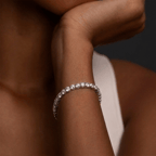 10kt Yellow Gold Darcy Round Lab Diamond Tennis Bracelet (7 Ct. Tw.) model