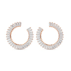 10kt Rose Gold Opalescent Fashion Lab Diamond Stud Earrings (5 Ct. Tw.) front image