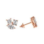 10kt Rose Gold Trillium Fashion Lab Diamond Stud Earrings (6 Ct. Tw.) right