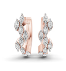 9ct Rose Gold Cherie Marquise Lab Diamond Earrings (7/8 Ct. Tw.) front image