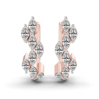 9ct Rose Gold Cherie Marquise Lab Diamond Earrings (7/8 Ct. Tw.) left