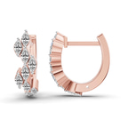 9ct Rose Gold Cherie Marquise Lab Diamond Earrings (7/8 Ct. Tw.) right