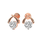 10kt Rose Gold Elara Diamond Stud Earrings (10 Ct. Tw.) left
