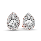 14kt Rose Gold Ayla Diamond Stud Earrings (1 Ct. Tw.) left