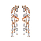 14kt Rose Gold Chandelier Dangling Earrings (7 Ct. Tw.) right