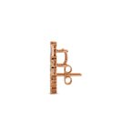 14kt Rose Gold The Cluster Earrings (10 Ct. Tw.) left