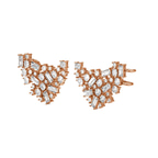 14kt Rose Gold The Cluster Earrings (10 Ct. Tw.) right