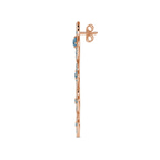 18kt Rose Gold The Ripple Earrings (6 Ct. Tw.) left