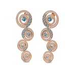 18kt Rose Gold The Ripple Earrings (6 Ct. Tw.) right