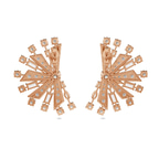 10kt Rose Gold Flashing Lights Earrings (13 Ct. Tw.) left