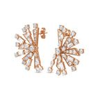 10kt Rose Gold Flashing Lights Earrings (13 Ct. Tw.) right