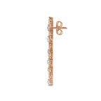 18ct Rose Gold Secret Garden Earrings (3 1/2 Ct. Tw.) left