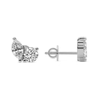 9ct White Gold Twin Gleam Lab Diamond Stud Earrings (1 Ct. Tw.) standing product image one