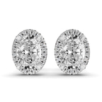 Platinum Ciela Oval Diamond Stud Earrings (6 Ct. Tw.) front image
