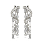 18kt White Gold Chandelier Dangling Earrings (7 Ct. Tw.) front image