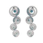 18ct White Gold The Ripple Earrings (6 Ct. Tw.) front image