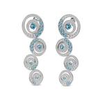 18ct White Gold The Ripple Earrings (6 Ct. Tw.) right