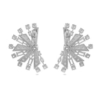 14ct White Gold Flashing Lights Earrings (13 Ct. Tw.) left
